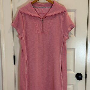 Tommy Bahama Tobago Bay 1/2 Zip Short Sleeve in Pink (XL)